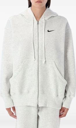 Nike Felpa con zip e cappuccio - Grigio