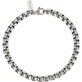 Ed Hardy Mens Box Chain Bracelet in Silver at Nordstrom Rack