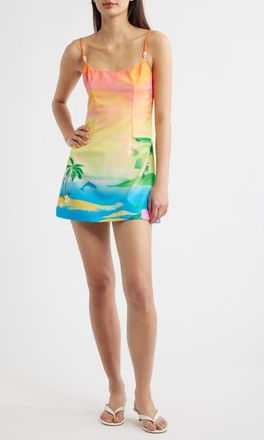 Kulani Kinis Summer Minidress in Bahama Breeze at Nordstrom, Size X-Small