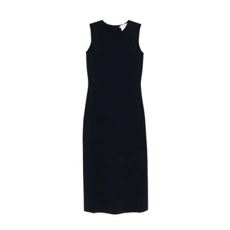 Max Mara Midi Dresses, female, Black, Size: XS Knitted Dress Ultramarine