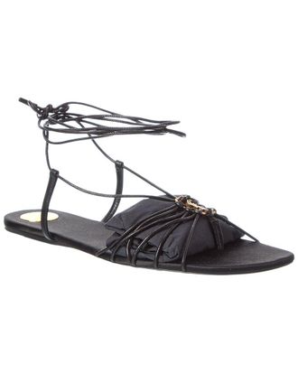Saint Laurent Babylone Leather Sandal