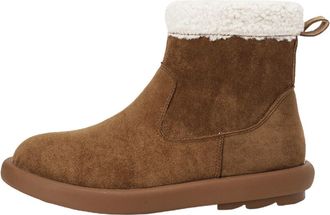 Generic Fur Lined Ladies Boots Thick Non Warm Cotton ShoesFashion Thick Bottom Chunky Heel Womens Boots Breathable Fashion Round Head Chunky Heel Womens Shoes