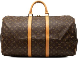 Louis Vuitton Pre-owned Weekend Bags, female, Brown, Size: ONE SIZE Pre-owned Travel Bag