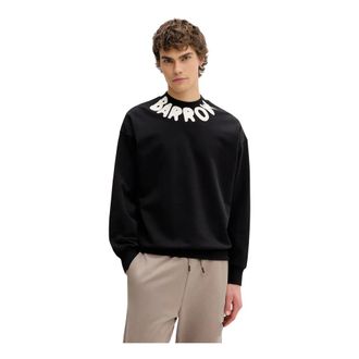 Barrow Barrow - Crewneck Sweatshirt - Heren - Sweatshirts & Hoodies - Zwart - Maat: XL Katoen