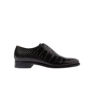 Scarosso Ignazio Business Schoenen - Heren - Nette schoenen - Zwart - 45 EU - Leer - Schoenen