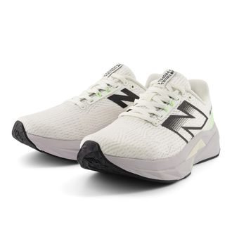 New Balance Laufschuh NEW BALANCE FUELCELL PROPEL V5, Damen, Gr. 37,5, grau (sea salt, mint flash, pearl grau), Synthetik, Schuhe Laufschuh