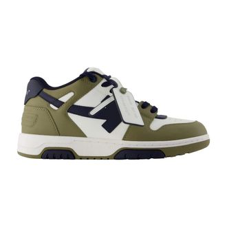 Off-white Sneakers, male, Green, Size: 9 1/2 US Out Of Office Sneakers