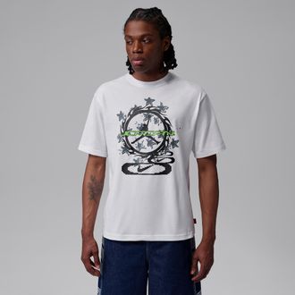 Nike Jordan Mens Jordan Graphic T-Shirt in White | IQ5295-100