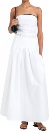 Proenza Schouler Maisy Strapless Top In White
