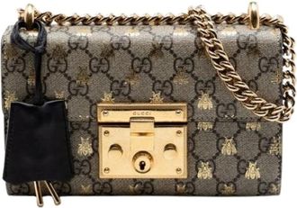 Gucci Pre-owned Padlock Crossbody - - Pre-owned - Donna - Beige - ONE SIZE