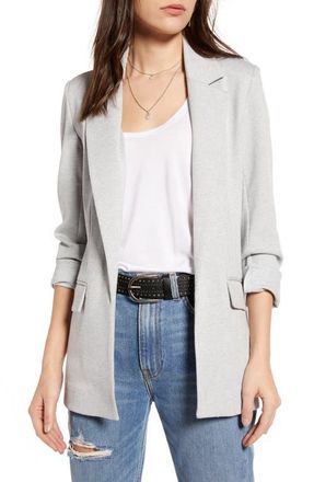 Treasure & Bond Open Blazer in Grey Tile at Nordstrom, Size Small