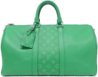Louis Vuitton Pre-owned Taiga Rama Keepall Bandouliere Boston Bag - - Pre-owned - Donna - Verde - ONE SIZE