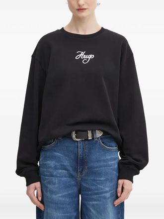 HUGO BOSS Sweater met logo - Zwart