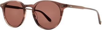 Garrett Leight CLUNE SUN SQT/SFPRW Mens Sunglasses Tortoiseshell Size 49