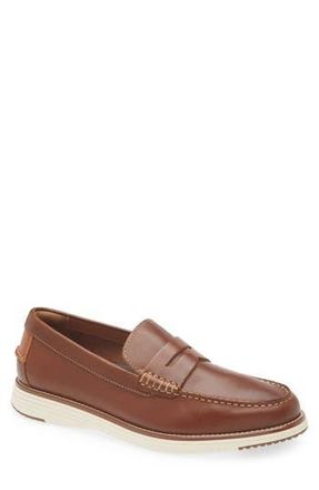Johnston & Murphy Upton Penny Loafer in Tan Full Grain at Nordstrom Rack, Size 12