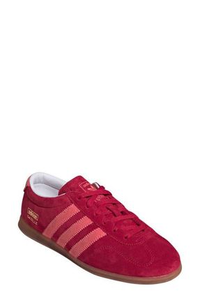 adidas Gazelle Lo Pro Sneaker in Team Victory Red/Gum 3/Gum 3 at Nordstrom, Size 10.5