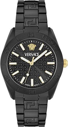 Versace Mens V-Dome Aluminum Watch