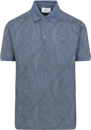 Etro T-Shirts - Heren - Polos - Blauw - M - Tops