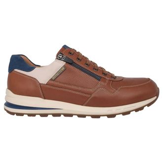 Mephisto Bradley Sneaker - Heren - Sneakers - Bruin - 42 1/2 EU - Leer - Schoenen