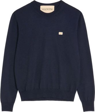 Valentino Garavani Hombre, Jerseys, Azul, Talla: L