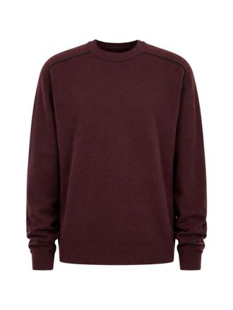 Maison Margiela Maroon Crew Neck Sweater