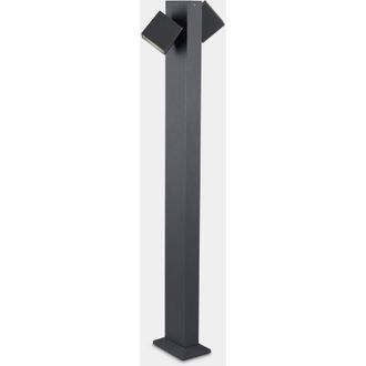 Leds - C4 Leds-c4 - Baliza Ip65 Cubus Bollard Led 22w Blanco C&aacute;lido 3000k On-off Gris Urbano 1031
