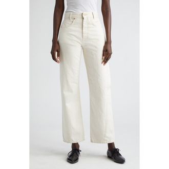 Bite Studios Curved Organic Cotton & Linen Jeans in Summer Cream at Nordstrom Rack, Size 29