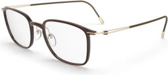 Silhouette Lite Spirit Optisch Montuur - unisex - Brillen - Bruin - 50 MM - Leer - Accessoires