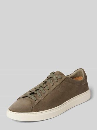 HUGO BOSS Sneaker mit Label-Details Modell Kieran in Oliv, Gr&ouml;&szlig;e 42