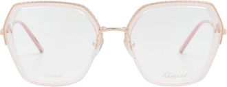 Chopard Demo Hexagonal Ladies Eyeglasses VCHG28M 08FC 53