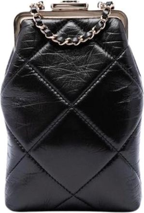 Chanel Mini borsa a tracolla Pre-owned in pelle di agnello trapuntata - - Pre-owned - Donna - Nero - ONE SIZE