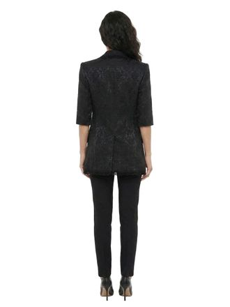 Dolce & Gabbana Silk Blazer - Black