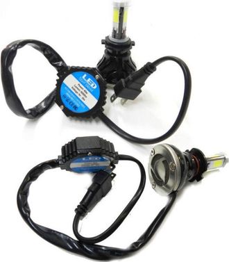 Trade Shop Trade Shop Traesio - Trade Shop - Lampade Fari Ricambio Para Auto 4 Led 8s H7 Alta Luminosita Bianco Fred