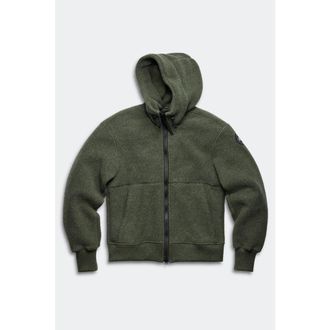 Canada Goose Chilliwack Fleece Bomber Black Label in Moss Khaki at Nordstrom, Size Xx-Large