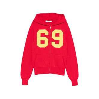 Gimaguas Number Hooded Cardigan