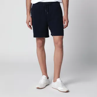 Polo Ralph Lauren Navy ribbed Classic-Fit shorts