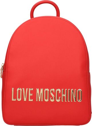 Love Moschino Zaini e Marsupi Eco Donna Poliuretano Rosso/Rossetto