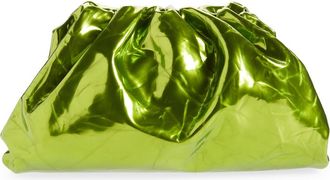 Bottega Veneta Teen Pouch Leather Clutch in Chlorophyll-Silver at Nordstrom