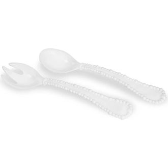 Beatriz Ball Vida Alegria Large Salad Servers in White at Nordstrom
