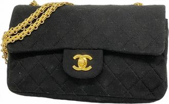 Chanel Cotton Shoulder Bag (Pre-Owned)