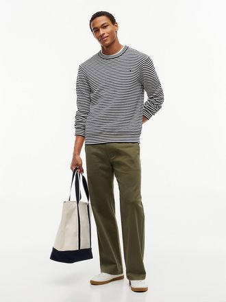 Tommy Hilfiger Mens Stretch Twill Straight Chino Field Pant - Utility Olive - 29W x 30L