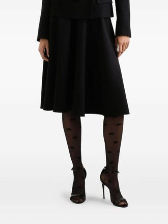 Dolce & Gabbana Gonna DNA plissettata - Nero