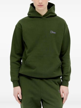 Dime Felpa con logo piccolo e cappuccio - Verde