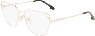 Victoria Beckham Gold Metal Glasses Womens (Frames)