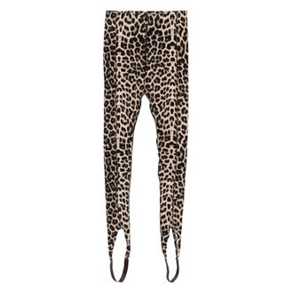 BASERANGE Broeken, Dames, Bruin, M, Leer, Sync Leggings