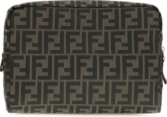 Fendi Mens Medium Superlight Ff Zucca Fabric Beauty Case Tab.mr+nero Polyester Cases