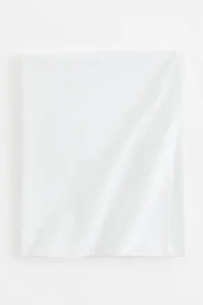 H&M Oberlaken aus Baumwollperkal - Weiss