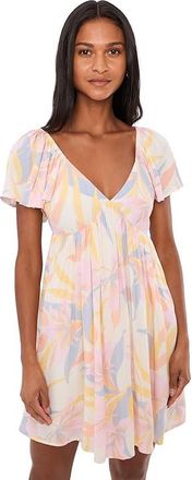 Salty Crew Dreamland Short Sleeve Dress Womens Dress Off-White : XL, Viscose