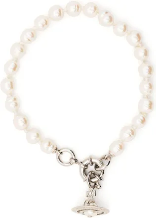 Vivienne Westwood Round Pearl Bracelet with Planetary Charm