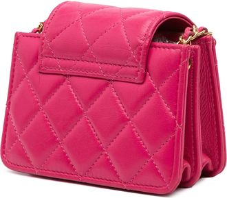 Chanel Hobo Bags - 2021-2024 CC Quilted Lambskin Flap Clutch On Chain - Gr. unisize - in Rosa - für Damen